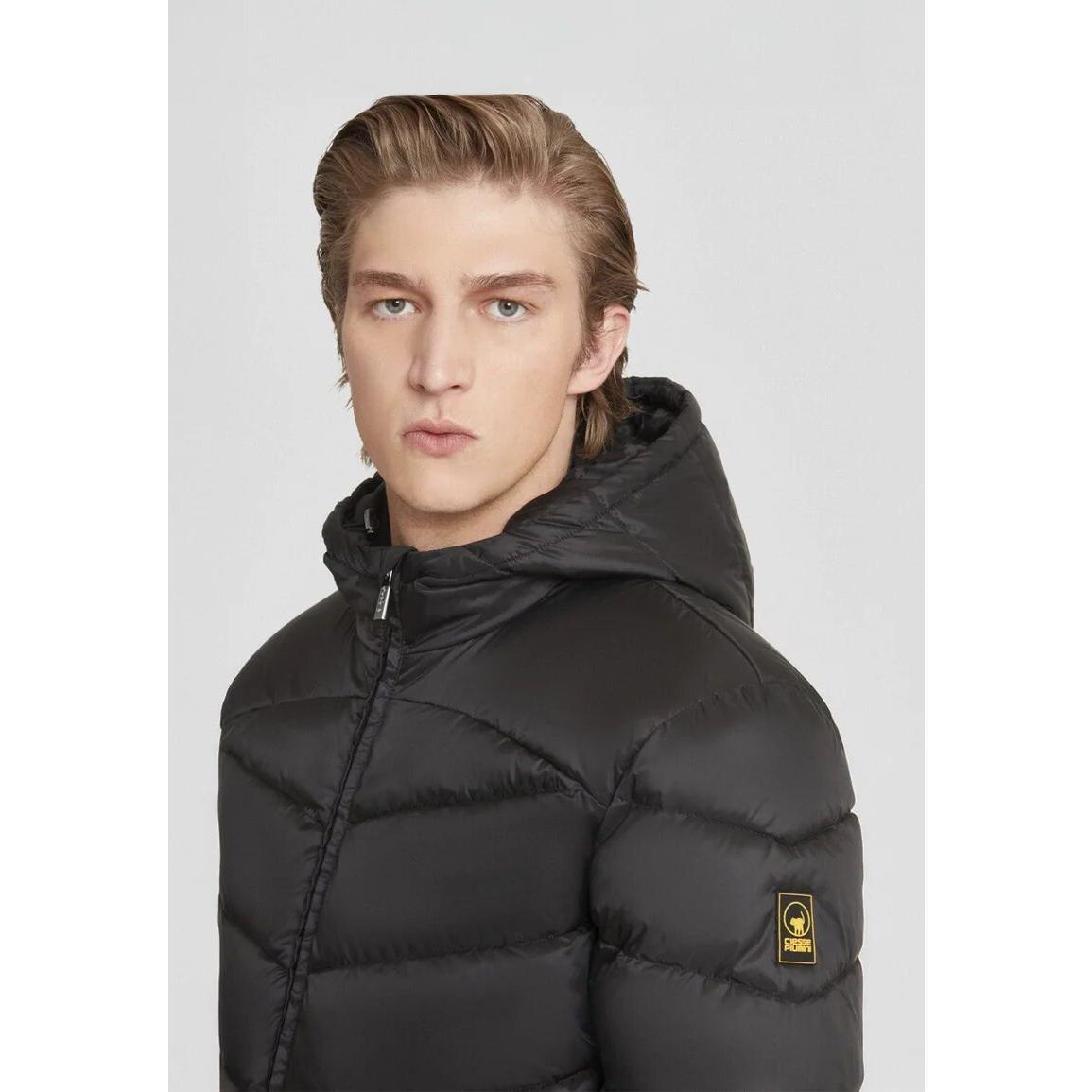 Ciesse Piumini Giubbotto Nero Uomo In Nylon Con Cappuccio Invernale AI25