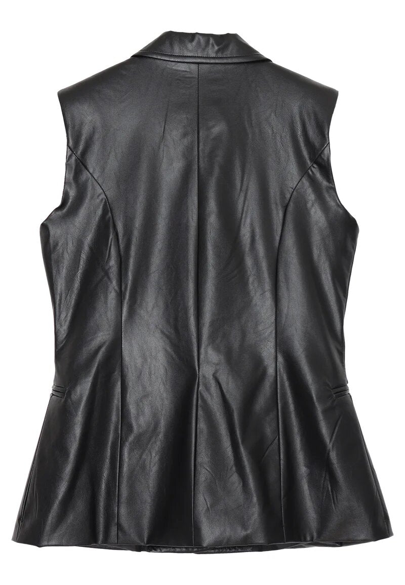 Gaelle Paris Completo Nero Bambina In Ecopelle Maniche Corte Elegante AI25