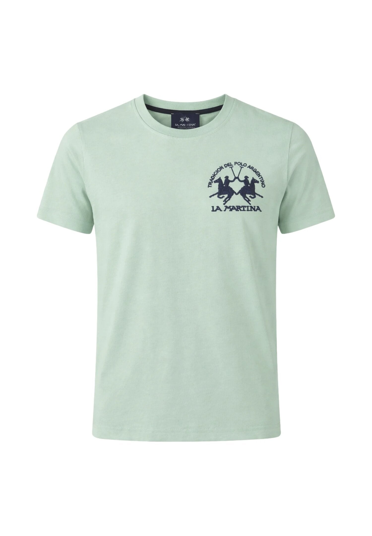La Martina Completo Con Tshirt Verde e Bermuda Blu Bambino MAB0035_