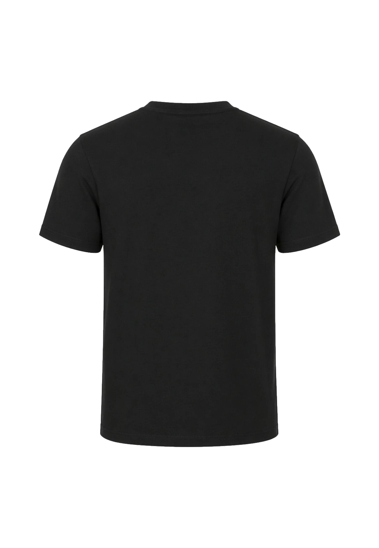 Diesel Tshirt Nero Con Logo Piccolo Sul Cuore Bambino UTRIM_