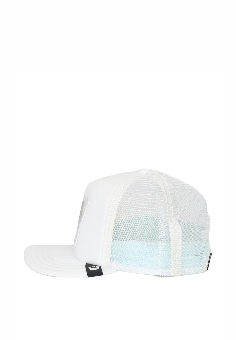 Cappello trucker Goorin Bros pantera bianco total white bambino ragazzo - BIANCO | CammarataMode