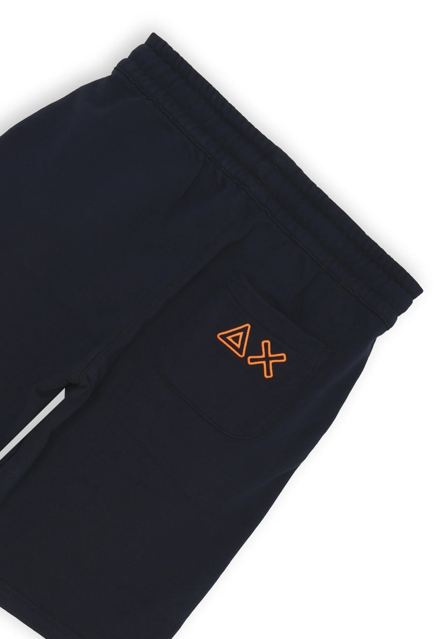 Sun68 bermuda sportivi blu con coulisse arancione e stampa 68 | CammarataMode