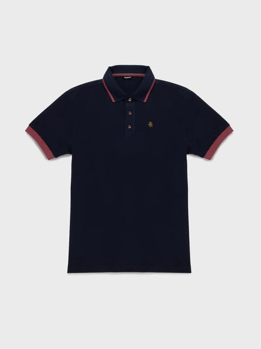 Refrigiwear polo blu navy mini logo