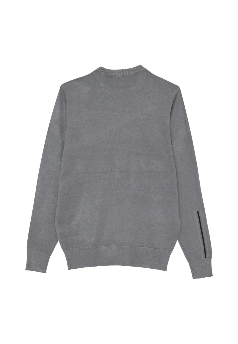 John Richmond felpa uomo grigio scuro in misto viscosa con logo - GRIGIO SCURO | CammarataMode