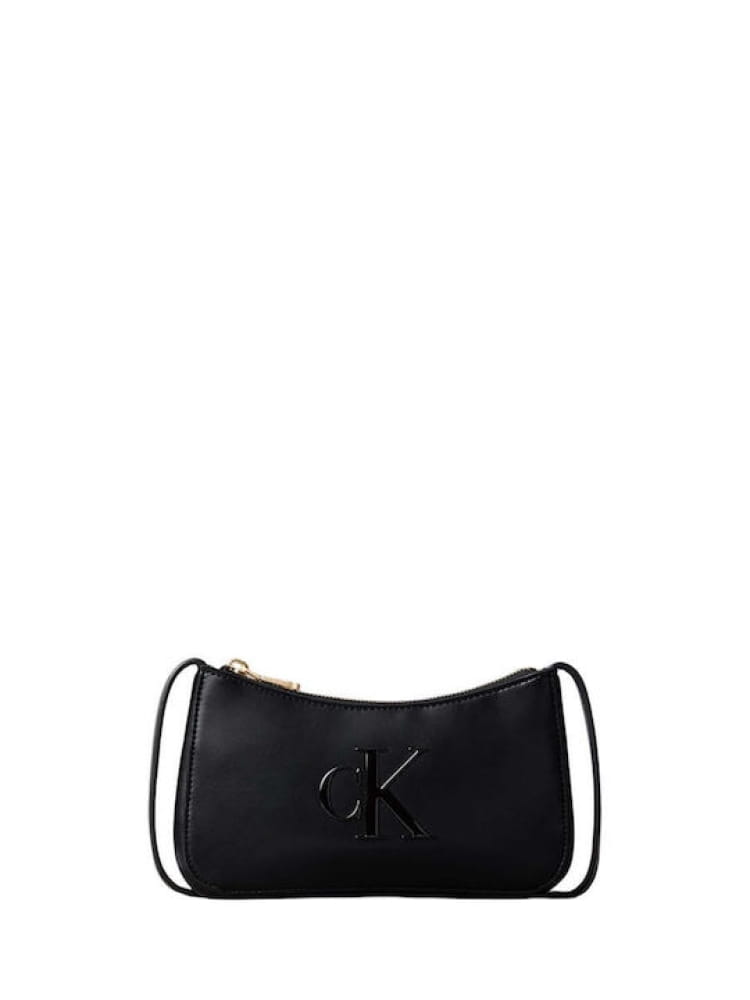 Calvin Klein borsa nera donna maxi logo | Misure: 22 x 13 x 2 cm