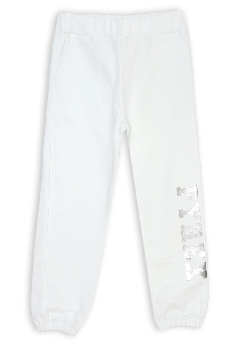 Tuta ragazza felpa e pantalone rosa bianco Pyrex - BIANCO | CammarataMode
