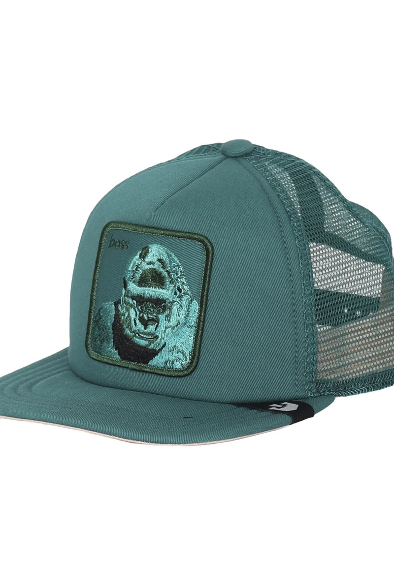 Cappello trucker Goorin Bros gorilla verde bosco bambino ragazzo boss - VERDE | CammarataMode