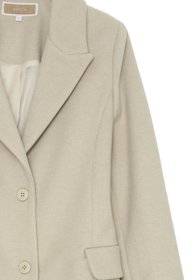 Kocca cappotto classico sabbia bambina e ragazza elegante lungo - SABBIA | CammarataMode