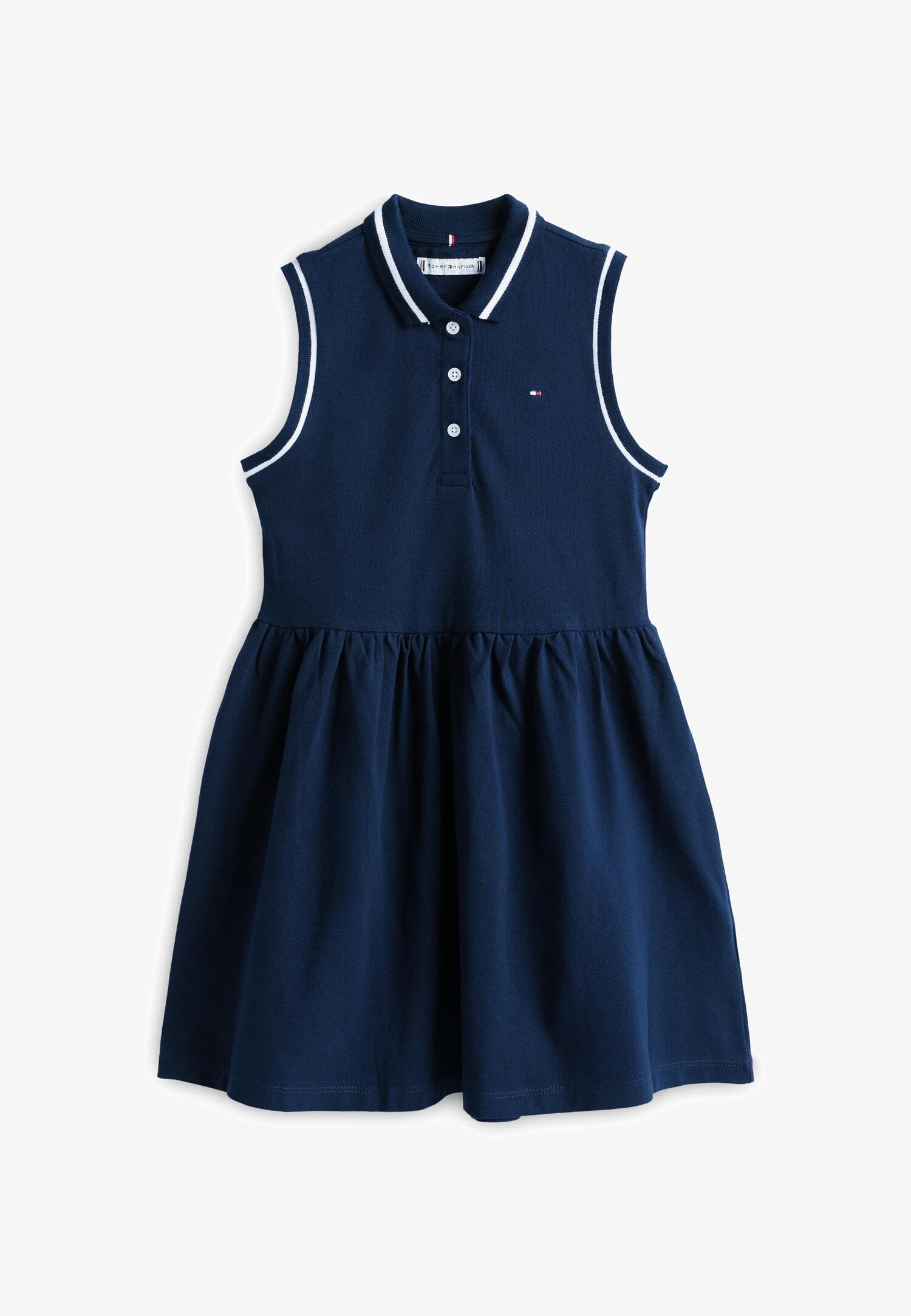 Tommy Hilfiger Abito a Polo Blu Smanicato Neonata KG0KG08486K1G_