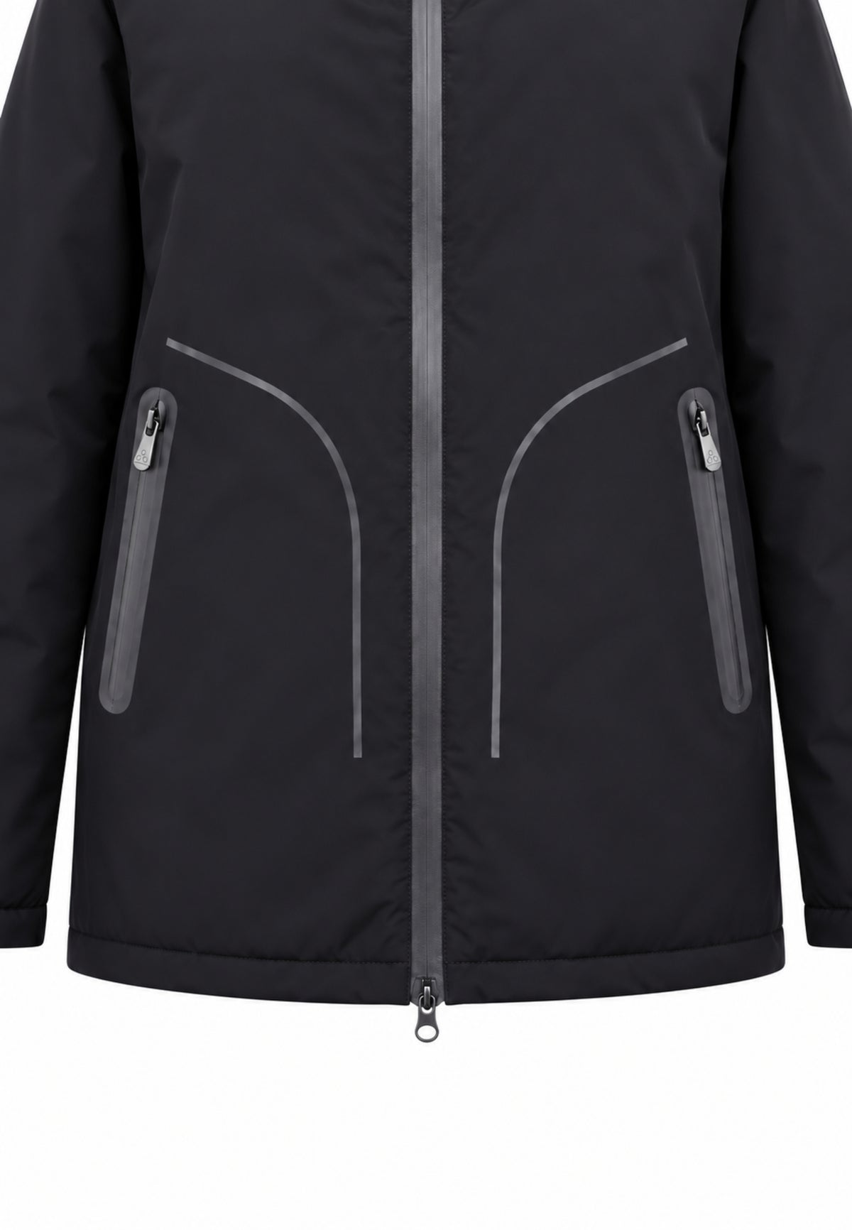 Peuterey GIUBBOTTO NERO CON CAPPUCCIO E TASCHE CON ZIP Bambini e ragazzi SATORU KID.NE_