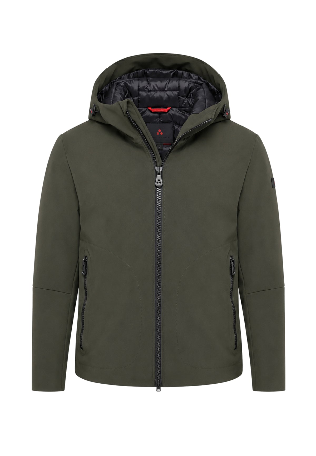 Peuterey GIUBBOTTO VERDE BOSCO SOFT SHELL CON CAPPUCCIO Bambini e ragazzi LOGE SRTR GRS 04 KID.VER_