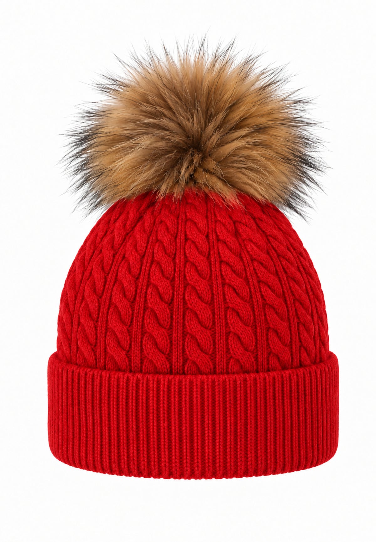 REFRIGIWEAR CAPPELLO A TRECCIA CON LOGO PATCH E POMPOM Bambine e ragazze RG2615FW26_