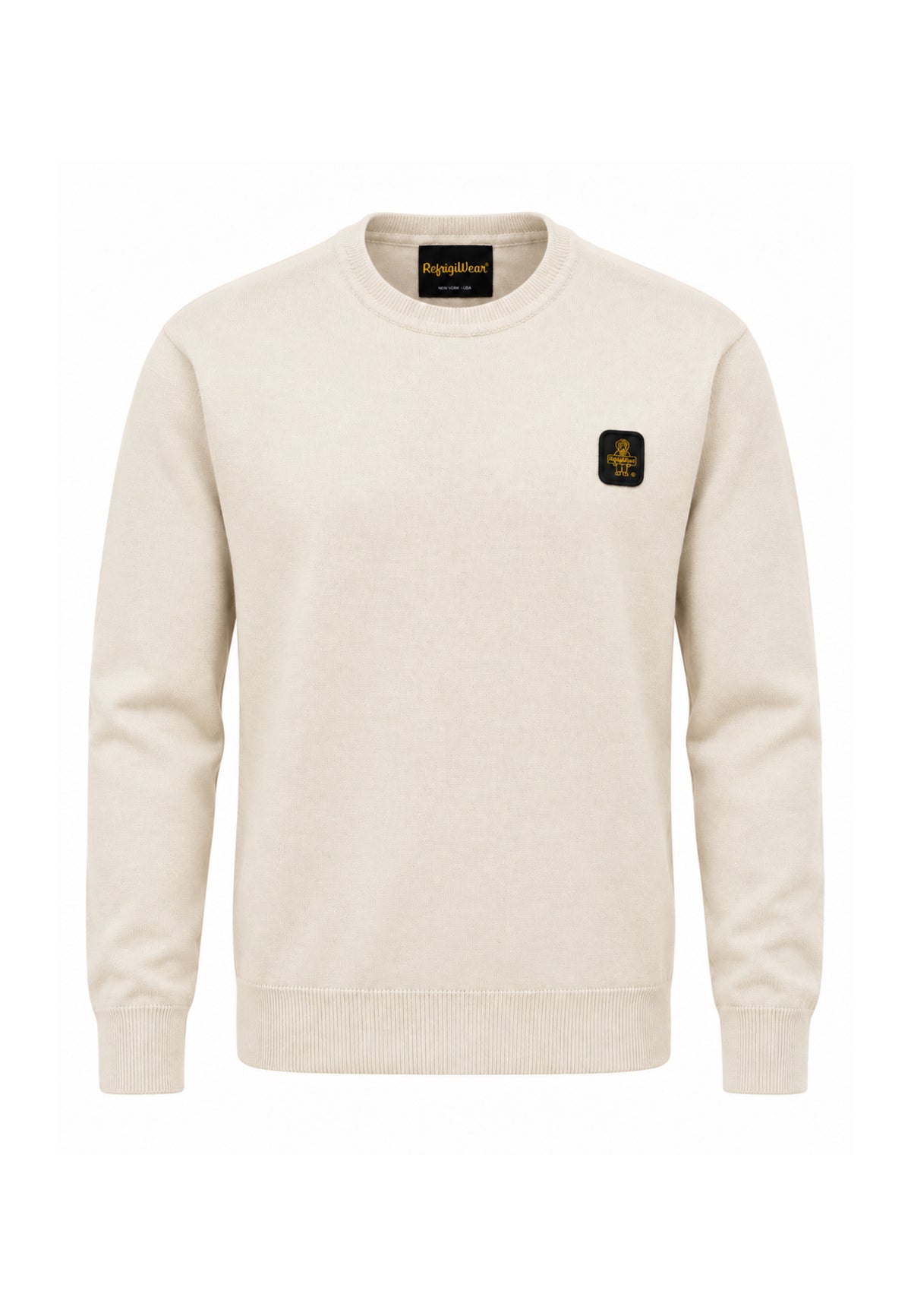 REFRIGIWEAR MAGLIA GIROCOLLO SLIM FIT CON LOGO PATCH Bambini e ragazzi R2101MW26_