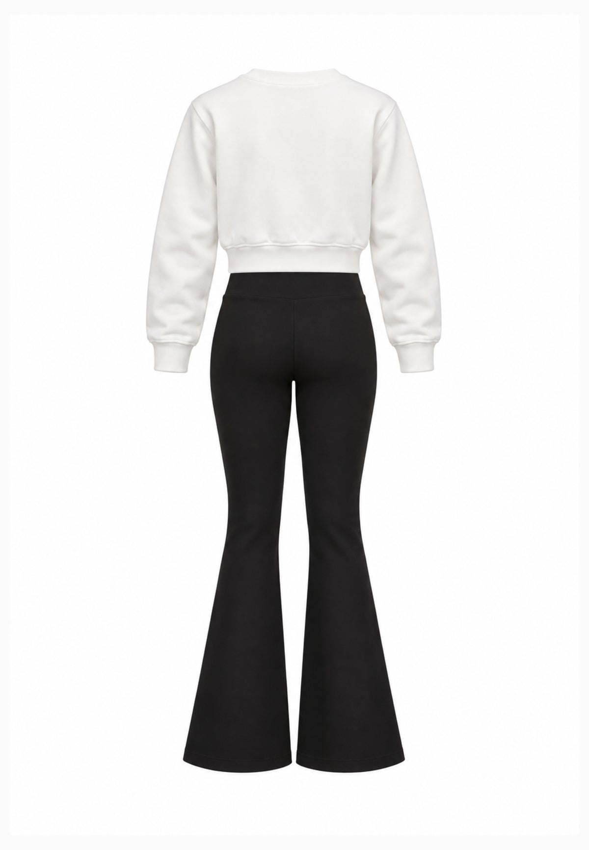 JUST CAVALLI completo bianco con felpa a girocollo e leggings Bambine e ragazze jga26176fe.bia_