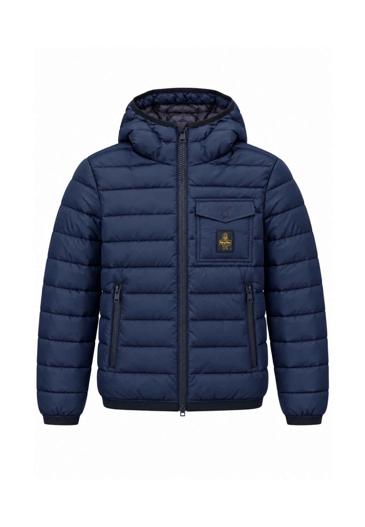 REFRIGIWEAR GIUBBOTTO BLU TRAPUNTATO CON CAPPUCCIO Uomo JOSH JACKET.BLU_