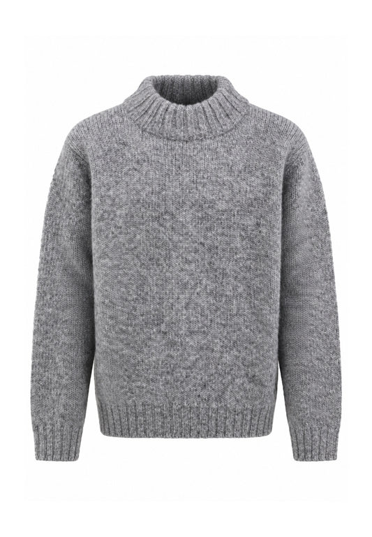OVERD MAGLIONE LUPETTO GRIGIO MELANGE Bambini e ragazzi OK1944SMG.GRIG_