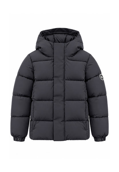 Save the Duck GIUBBOTTO GRIGIO INVERNALE CON CAPPUCCIO Bambini e ragazzi 03-P31888B.GRIG_