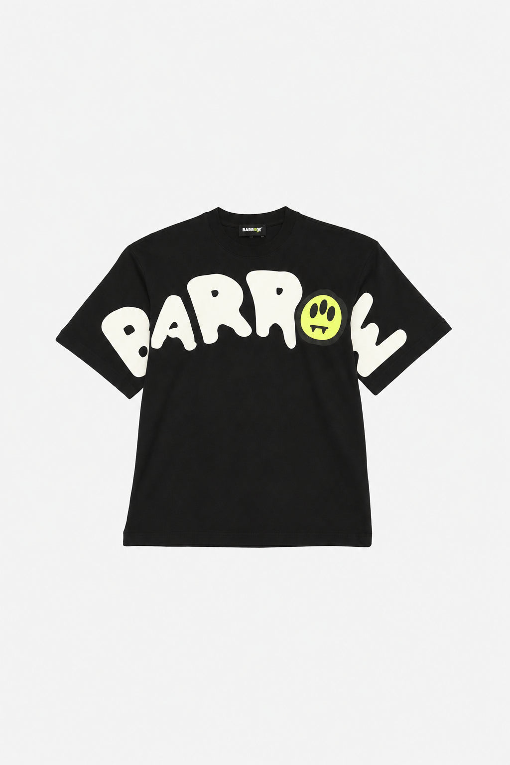 BARROW T SHIRT NERA A MEZZE MANICHE CON LOGO GRANDE CENTRALE Bambini e ragazzi F5BKJUTH242.NE_