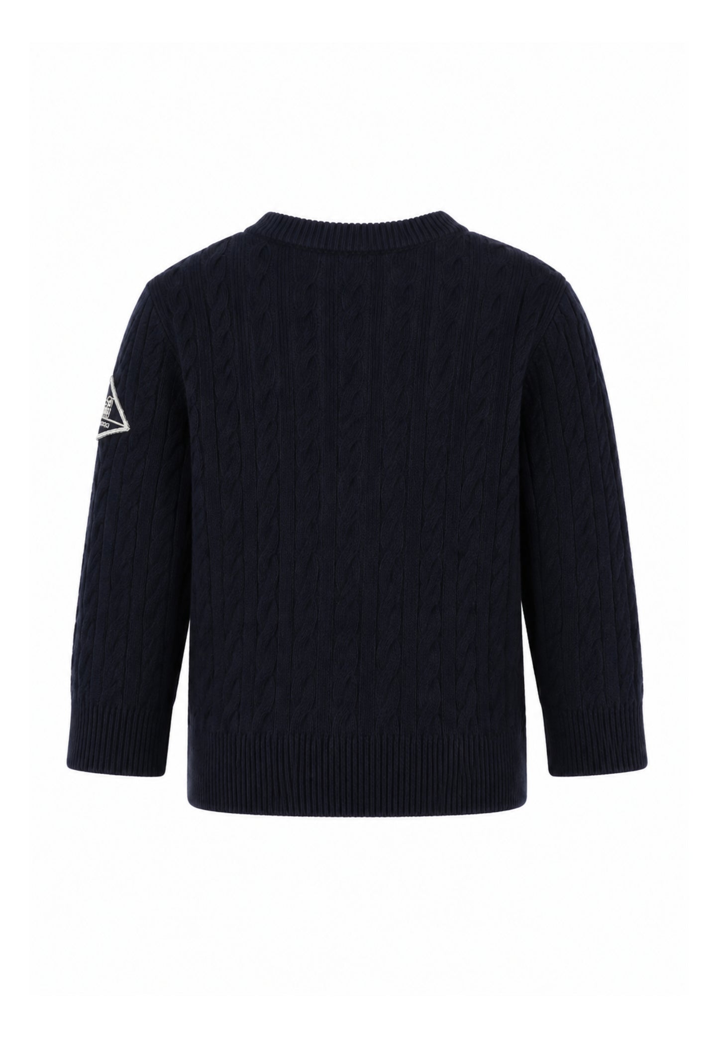 Roy Roger's maglia blu a treccia con bottoncini Bambini e ragazzi rh051/00.blu_