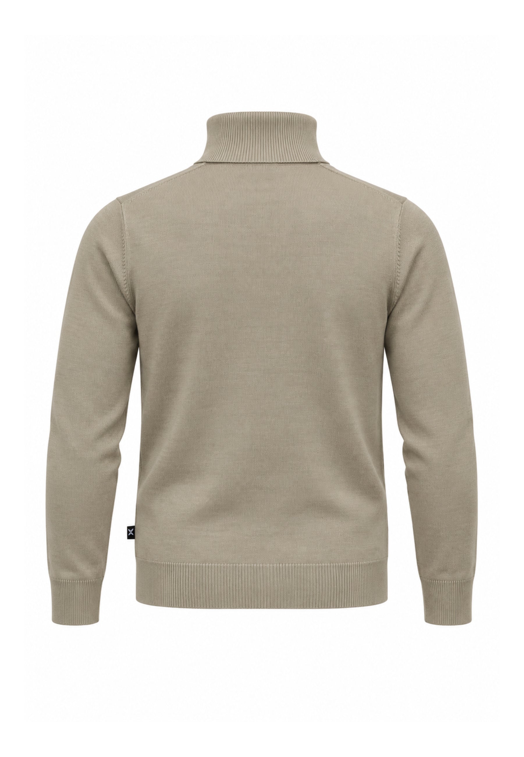 John Richmond LUPETTO BEIGE SAGOMATO CON LOGO RICAMATO Uomo UMA26168LU.BEIGE_