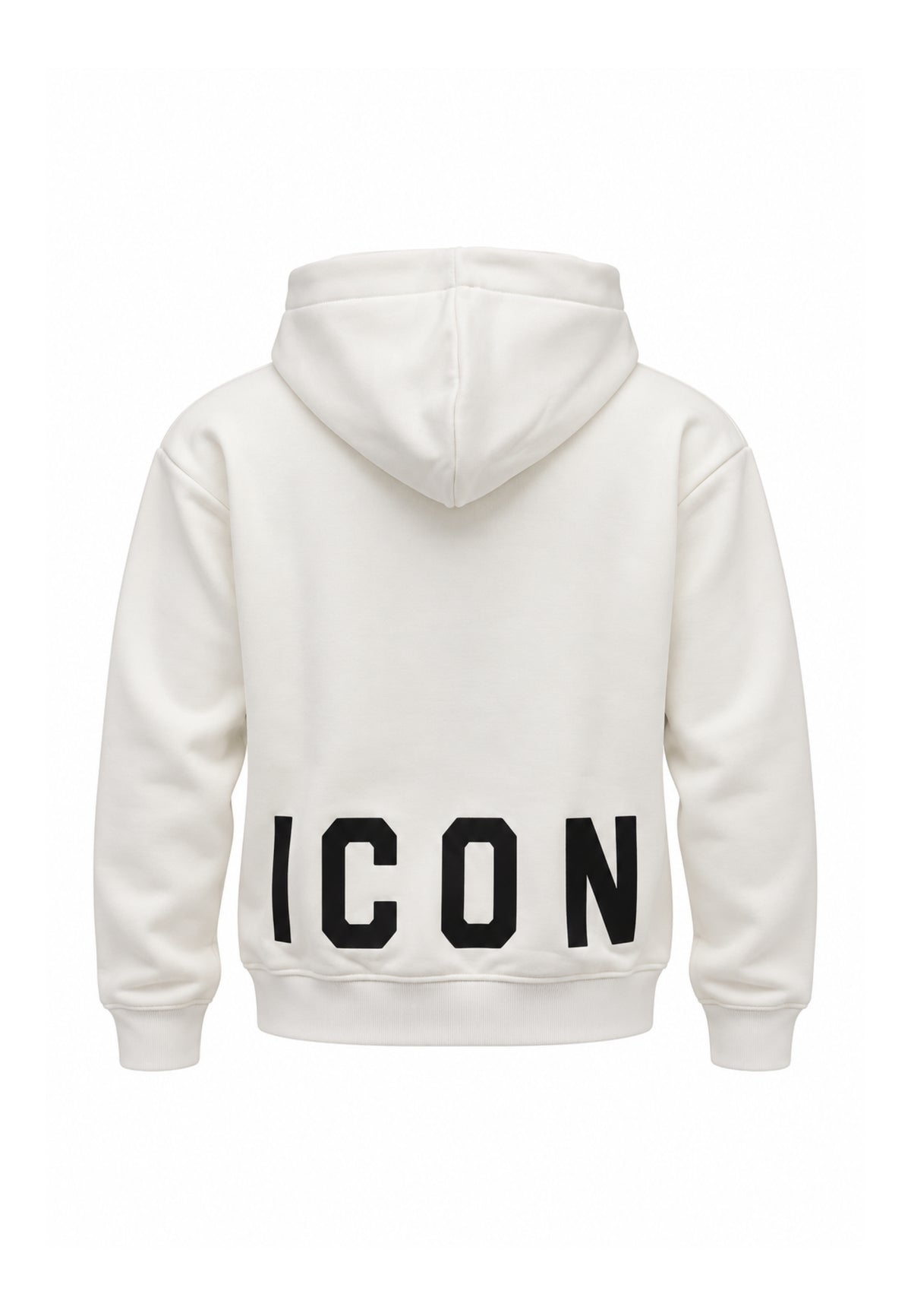 ICON FELPA panna con cappuccio mini logo centrale e tasca canguro Bambini e ragazzi ibsw001453.panna_