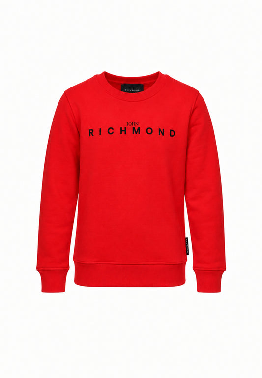 John Richmond Tuta ROSSA CON FELPA A GIROCOLLO Bambini e ragazzi rba26006cf.ro_