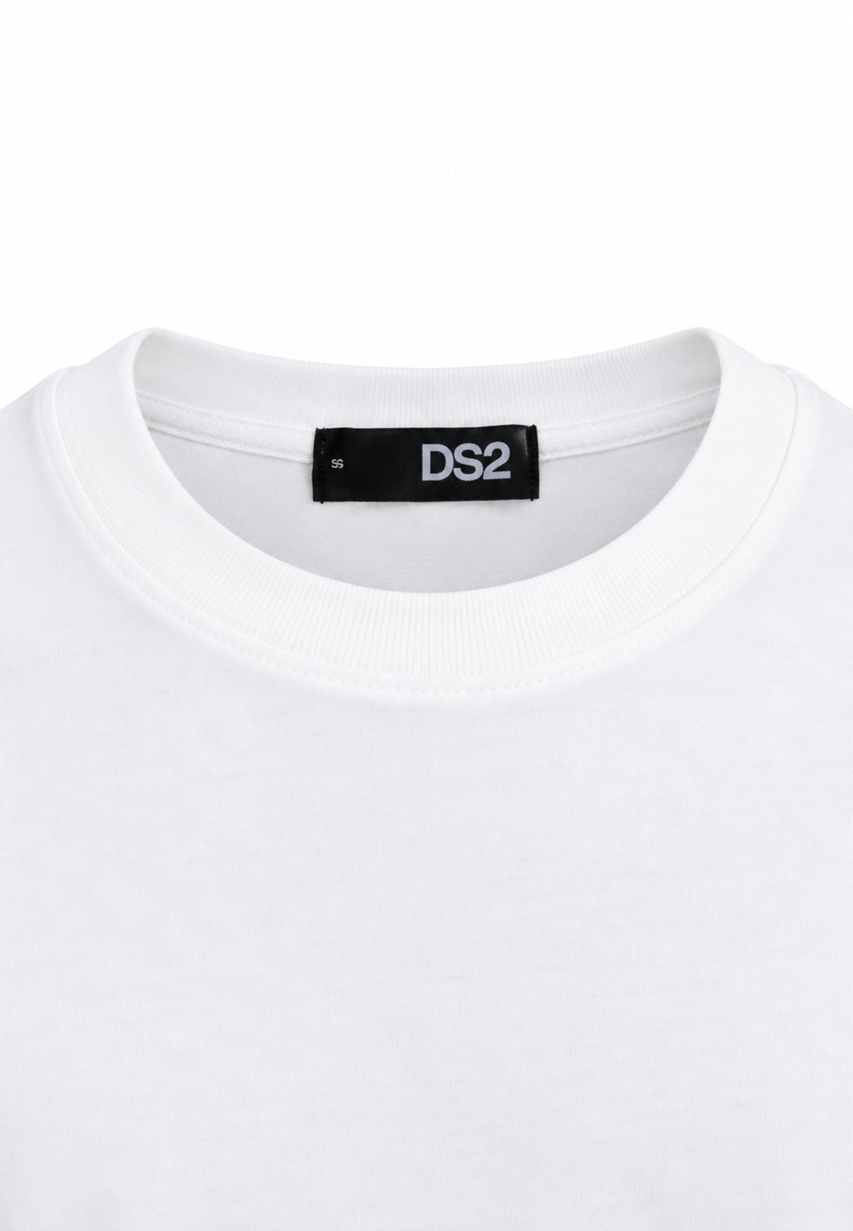 DS2 TSHIRT PANNA MANICHE LUNGHE CON LOGO CENTRALE COLORATO Bambini e ragazzi F62K208ML.PANNA_