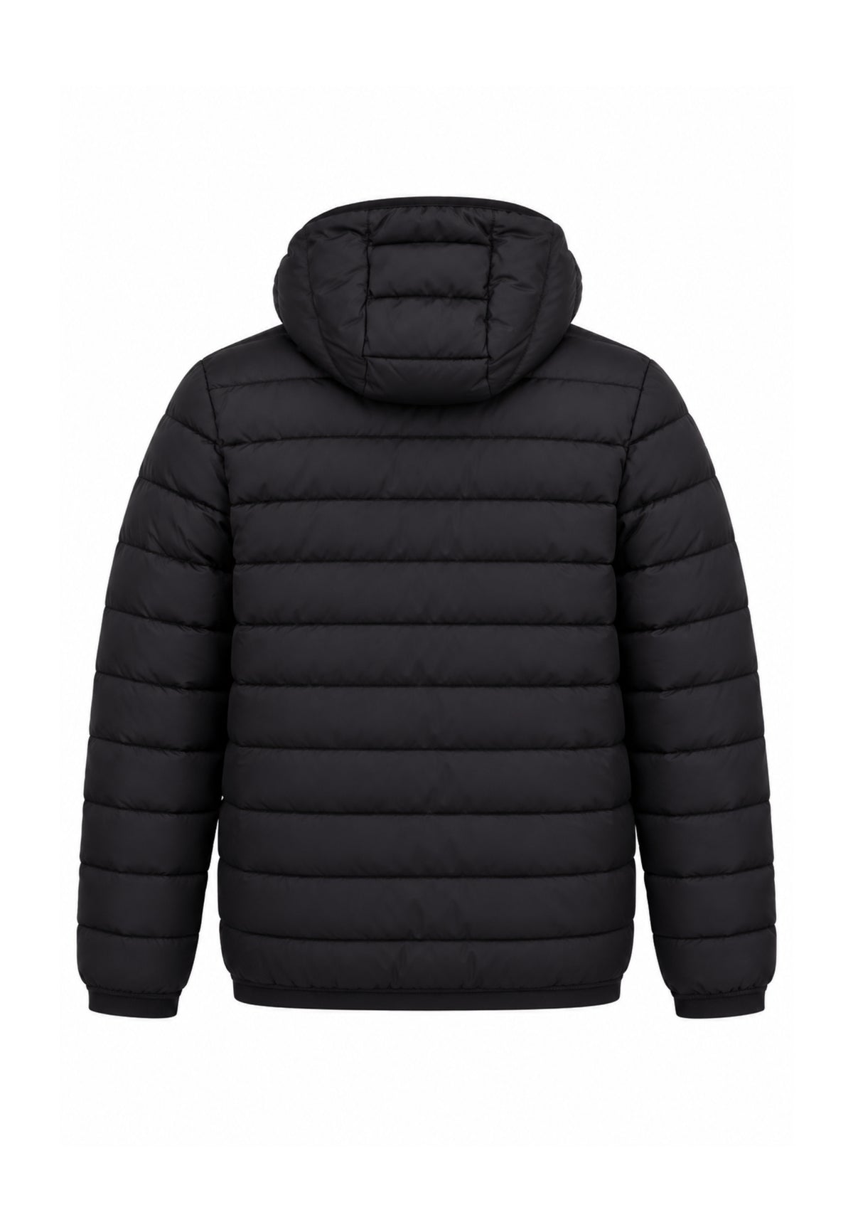 REFRIGIWEAR GIUBBOTTO NERO TRAPUNTATO CON CAPPUCCIO Uomo JOSH JACKET.NE_