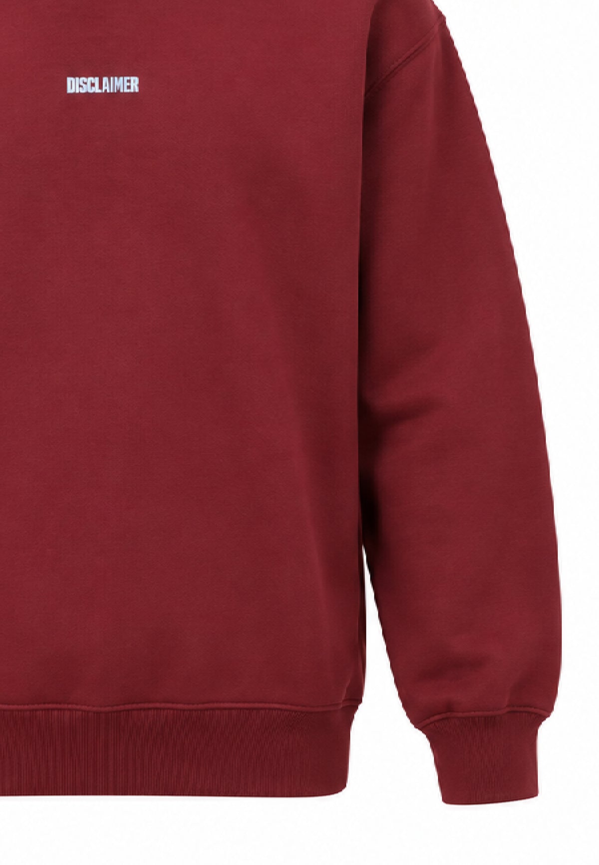 Disclaimer FELPA BORDEAUX CON CAPPUCCIO E MAXI LOGO SUL RETRO Bambini e ragazzi 26IDK59101.BORDEAUX_