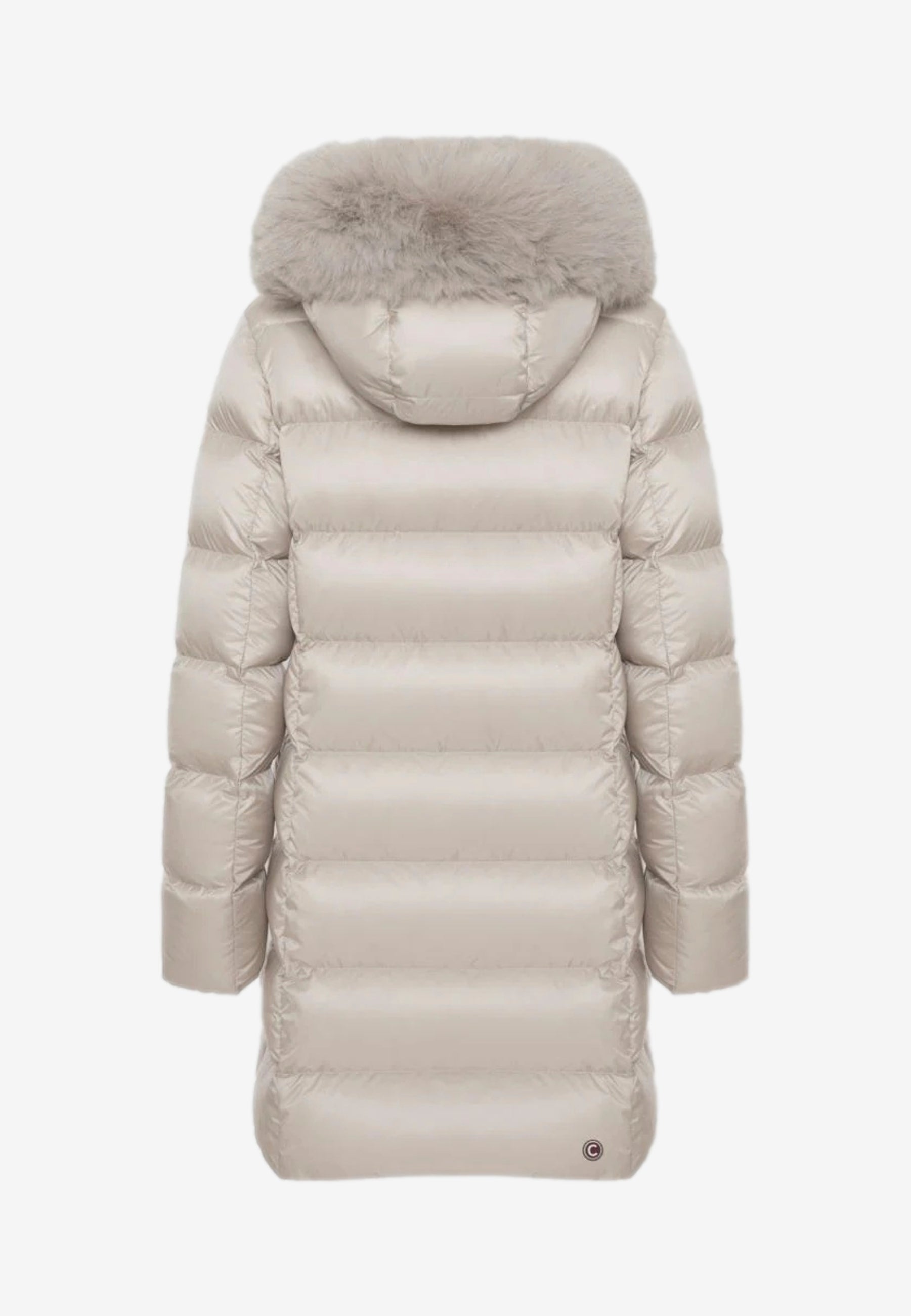Colmar Piumino da Donna Avorio con Cappuccio e Pelliccia Sintetica