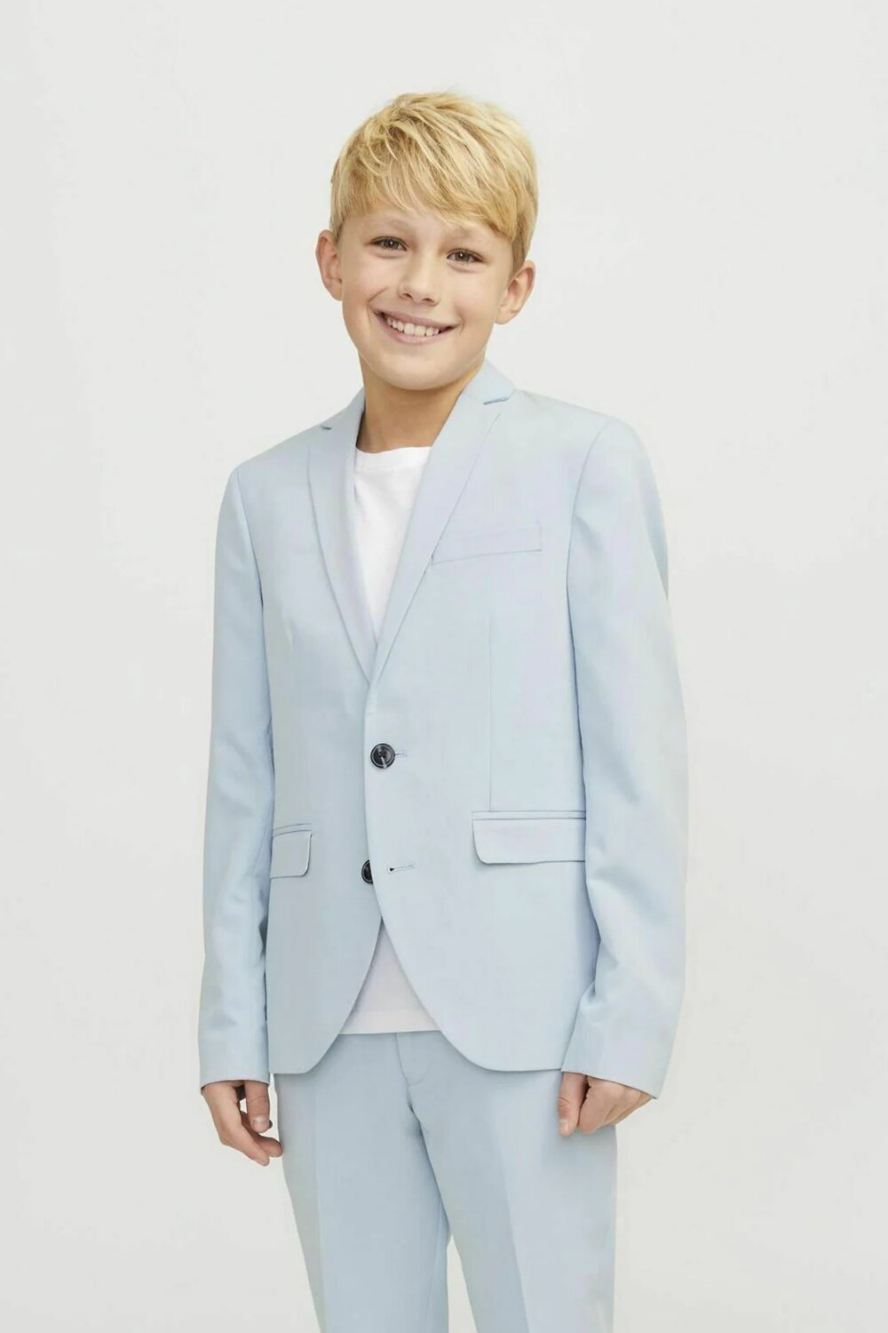Jack & Jones jack jones giacca celeste blazer bambino con bottoni 12203557_ Bambini e ragazzi 12203557.CELES_