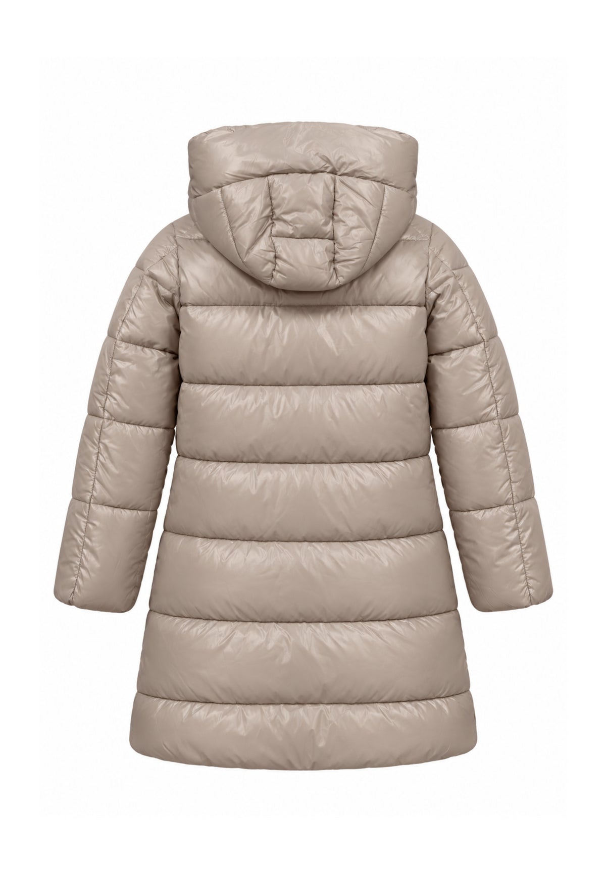Save the Duck GIUBBOTTO BEIGE LUNGO A LINEA DRITTA Bambine e ragazze 10-J45510G.BEIGE_