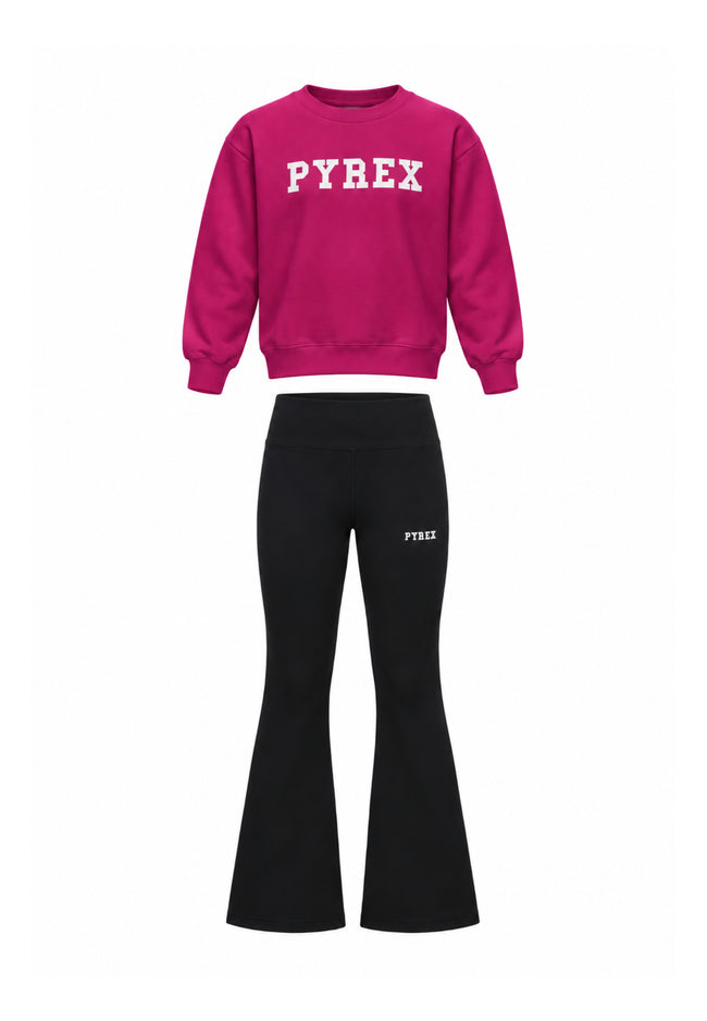 Pyrex COMPLETO AMARANTO CON FELPA E LEGGINGS Bambine e ragazze 26IPK46305.AMARANTO_