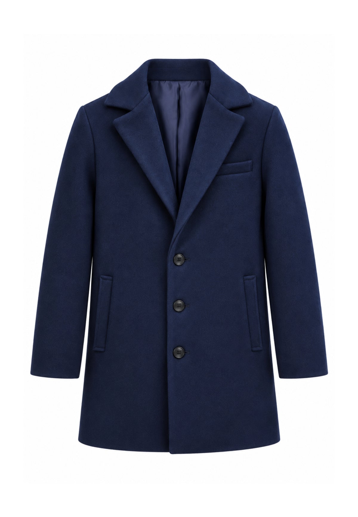 OVERD CAPPOTTO BLU CON BOTTONI CENTRALI Bambini e ragazzi OK261816SCP.BLU_