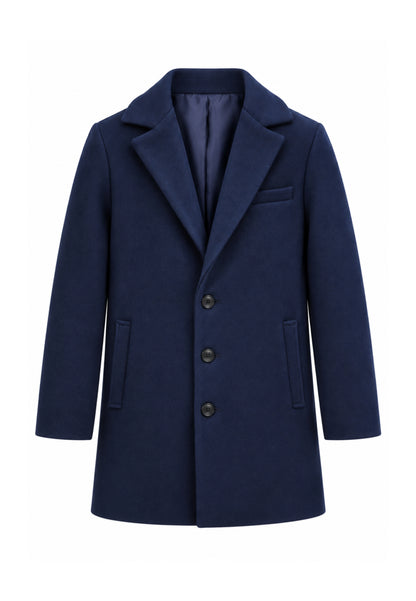 OVERD CAPPOTTO BLU CON BOTTONI CENTRALI Bambini e ragazzi OK261816SCP.BLU_
