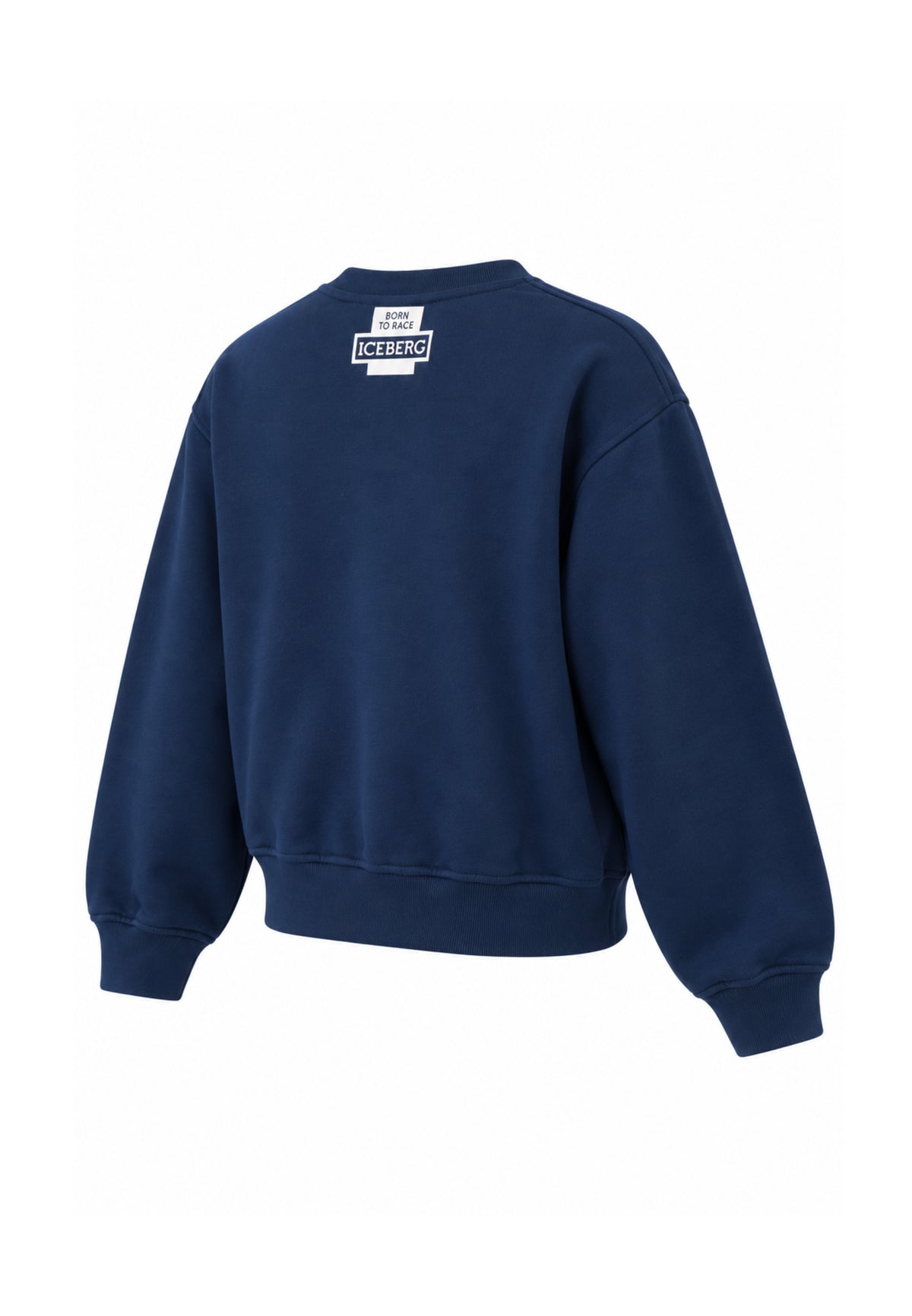 ICEBERGS FELPA BLU LOGO COLLEGE Bambini e ragazzi MFICE7318J.BLU_
