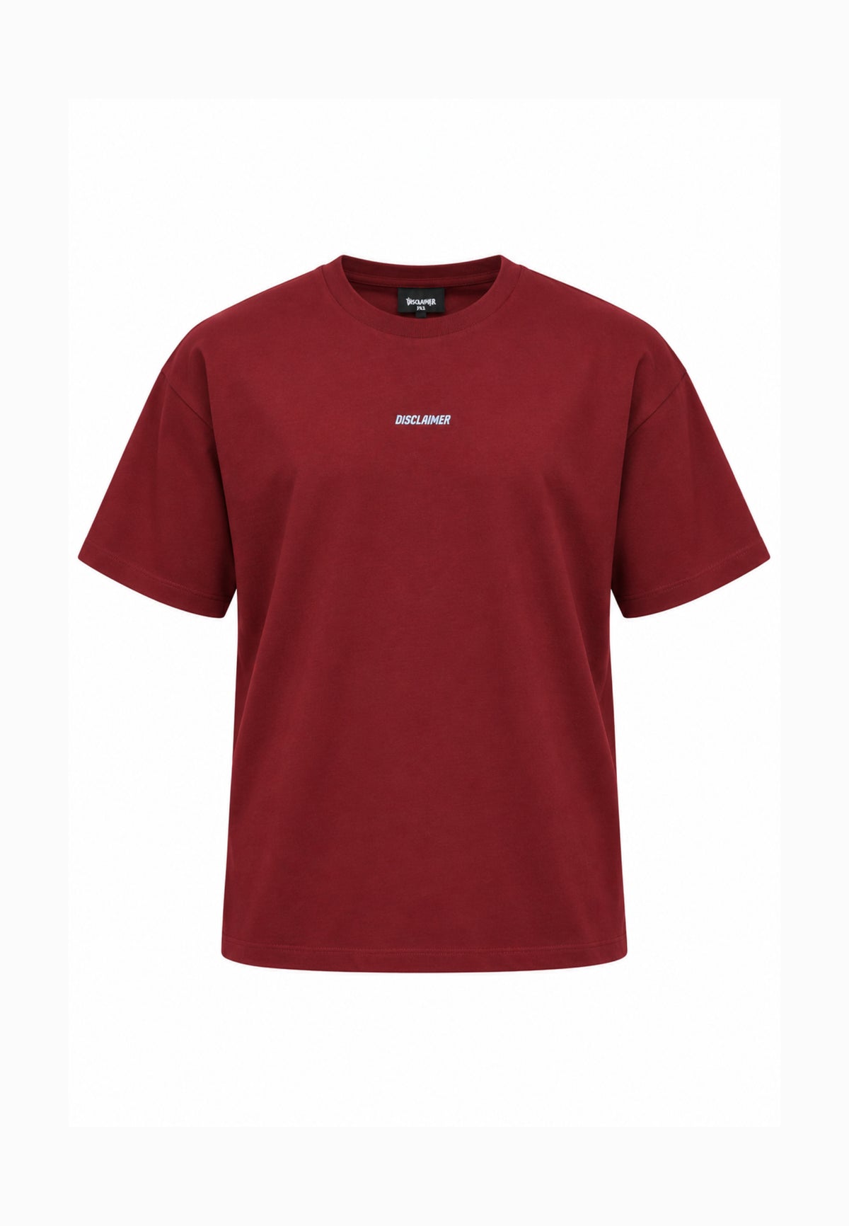 Disclaimer T SHIRT BORDEAUX A MEZZE MANICHE LOGO MAXI RETRO Bambini e ragazzi 26IDK59102.BORDEAUX_