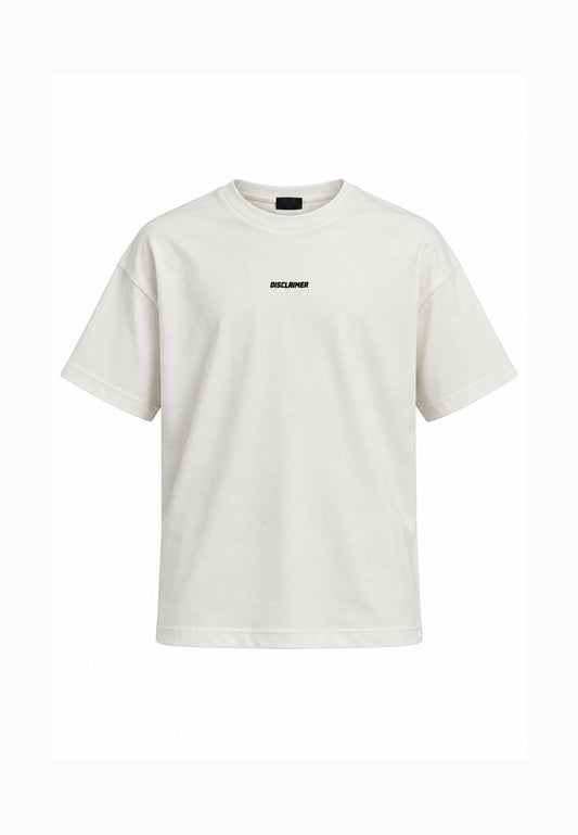 Disclaimer T SHIRT PANNA A MEZZE MANICHE LOGO MAXI RETRO Bambini e ragazzi 26IDK59102.PANNA_