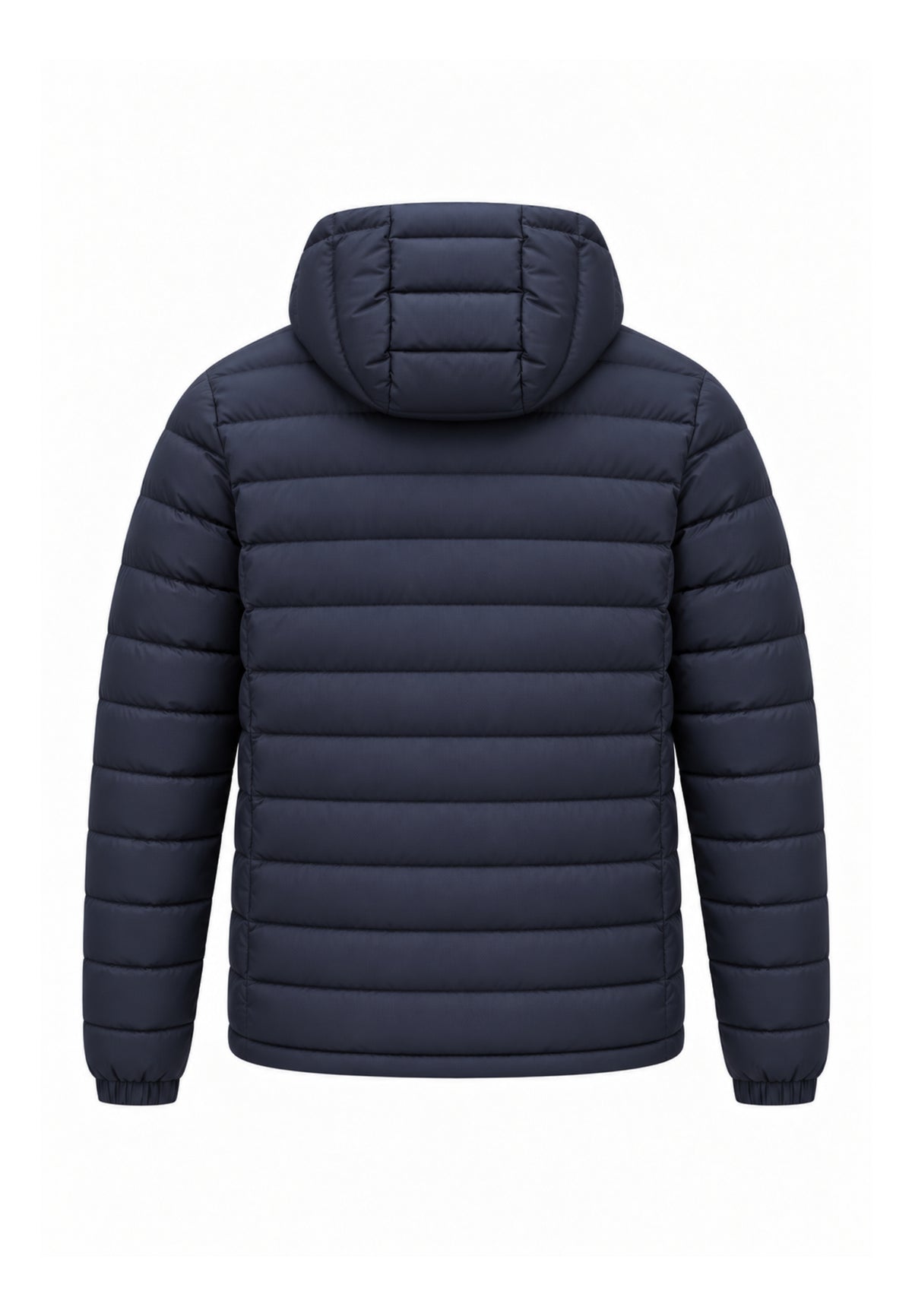 REFRIGIWEAR Giubbotto blu con cappuccio e logo applicato Uomo HUNTER JACKET.BLU_