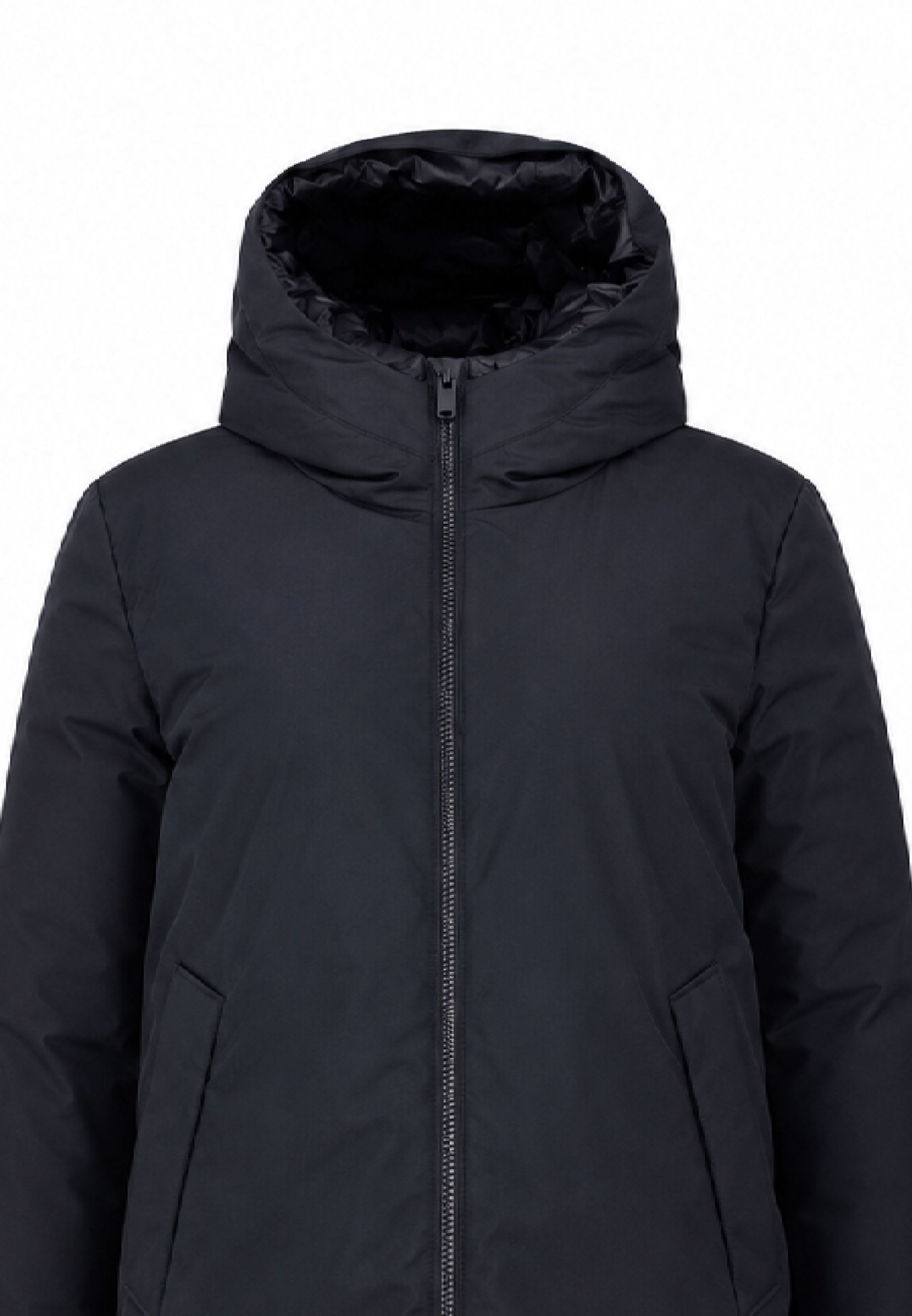 Bomboogie GIUBBOTTO NERO IN DOPPIO MATERIALE CON CAPPUCCIO Bambine e ragazze CG 8670 T ADL6 90.NE_