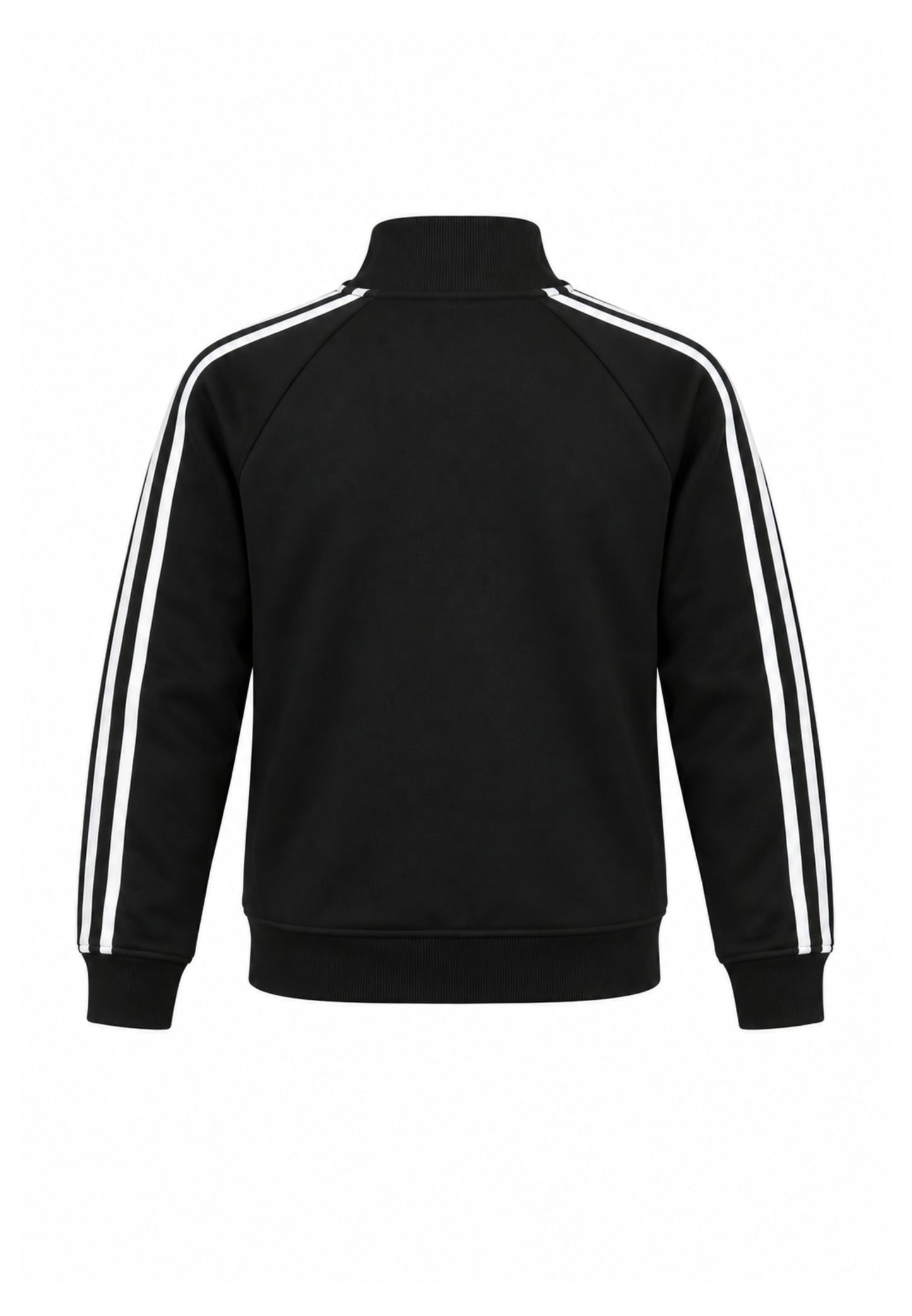 John Richmond tuta NERA A COLLO ALTO CON ZIP E STRISCE LATERALI Uomo uma26277tuta.ne_