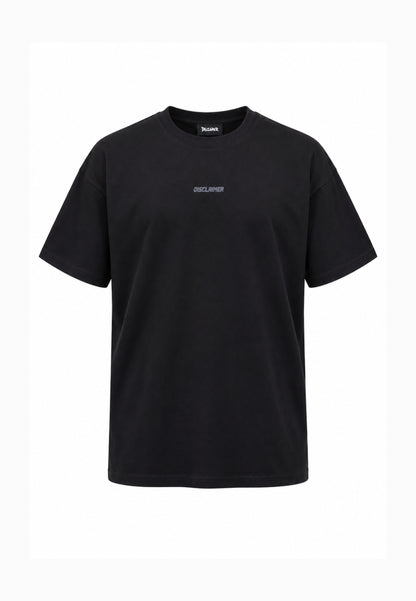 Disclaimer T SHIRT NERA A MEZZE MANICHE LOGO MAXI RETRO Bambini e ragazzi 26IDK59102.NE_