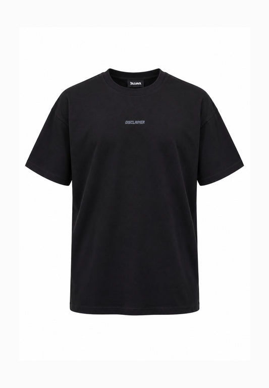 Disclaimer T SHIRT NERA A MEZZE MANICHE LOGO MAXI RETRO Bambini e ragazzi 26IDK59102.NE_