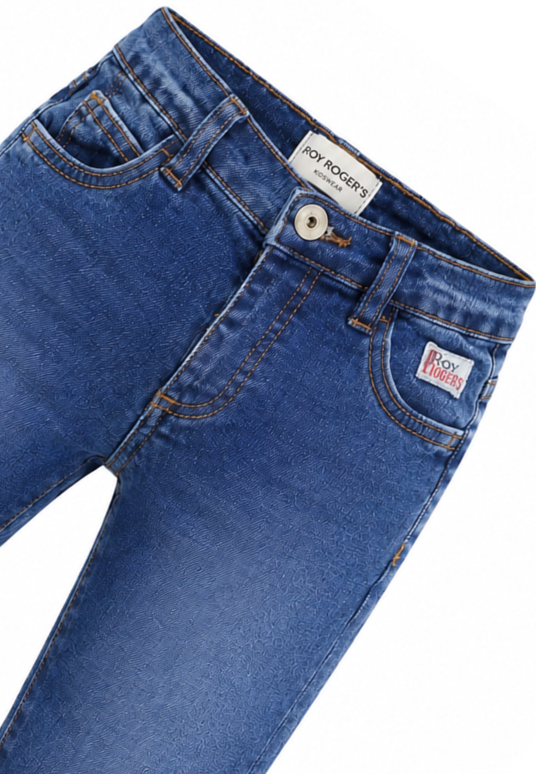 Roy Roger's jeans BLU DENIM A SIGARETTA FIT REGULAR Bambine e ragazze rg098/49.denim_
