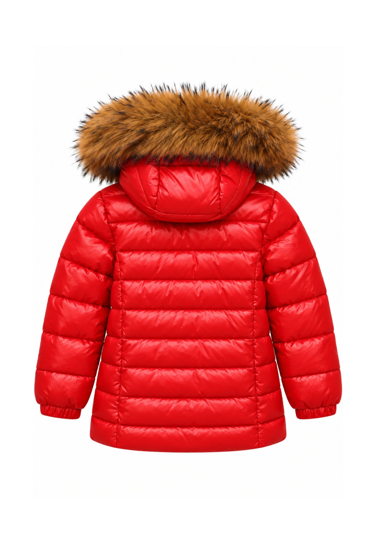 REFRIGIWEAR PIUMINO CON PELLICCIA E LOGO SUL BRACCIO Bambine e ragazze RG2606CW26_