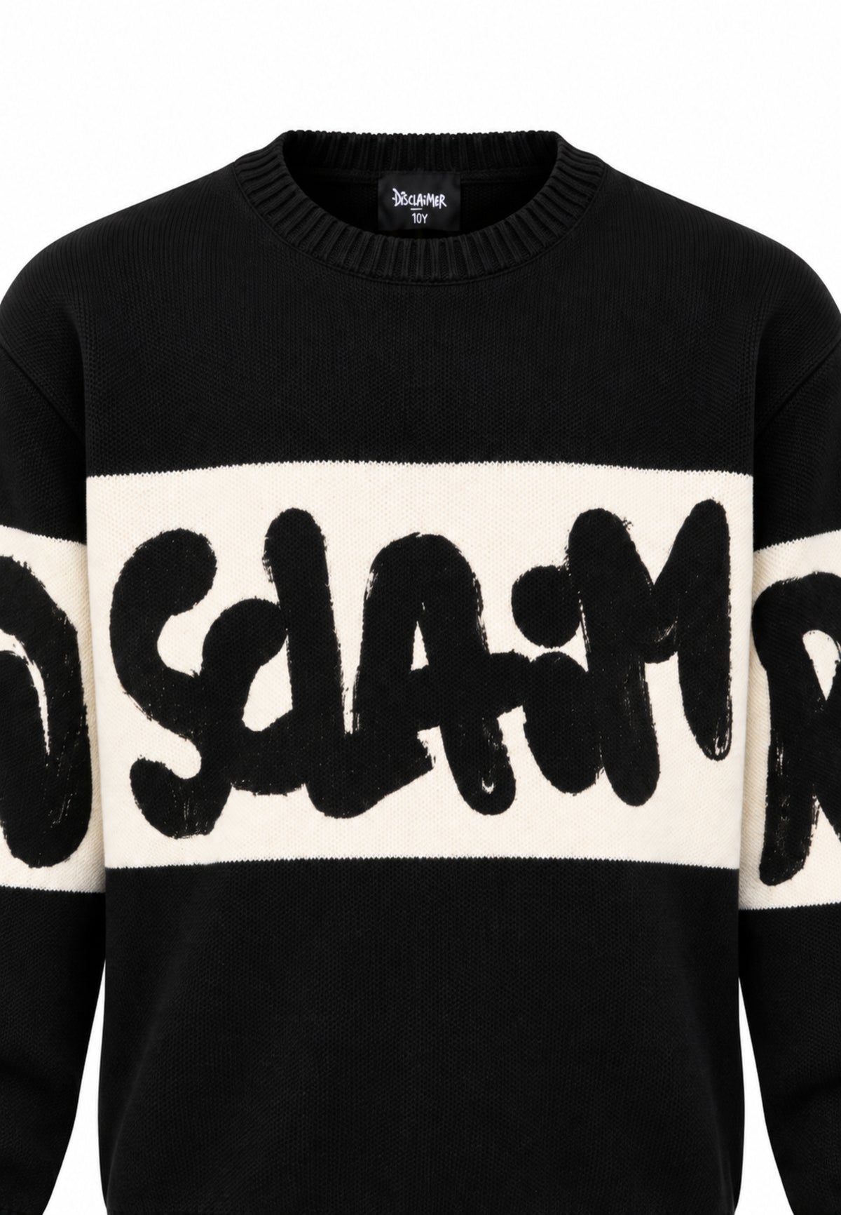 Disclaimer MAGLIONE NERO CON BANDA CENTRALE Bambini e ragazzi 26IDK59120.NE_