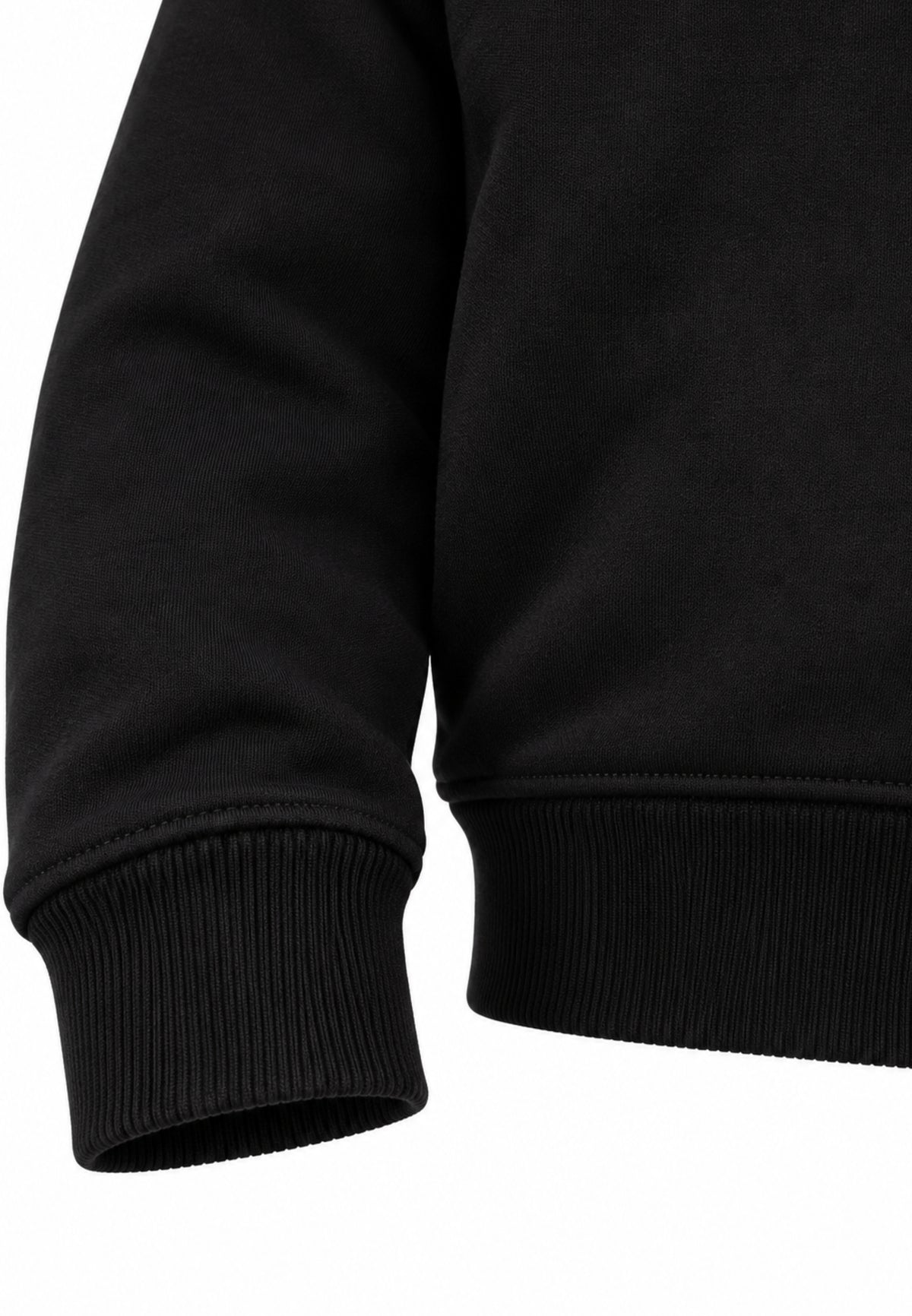 JUST CAVALLI FELPA NERA GIROCOLLO LOGO PATCH RICAMATO Bambini e ragazzi JBA26160FE.NE_