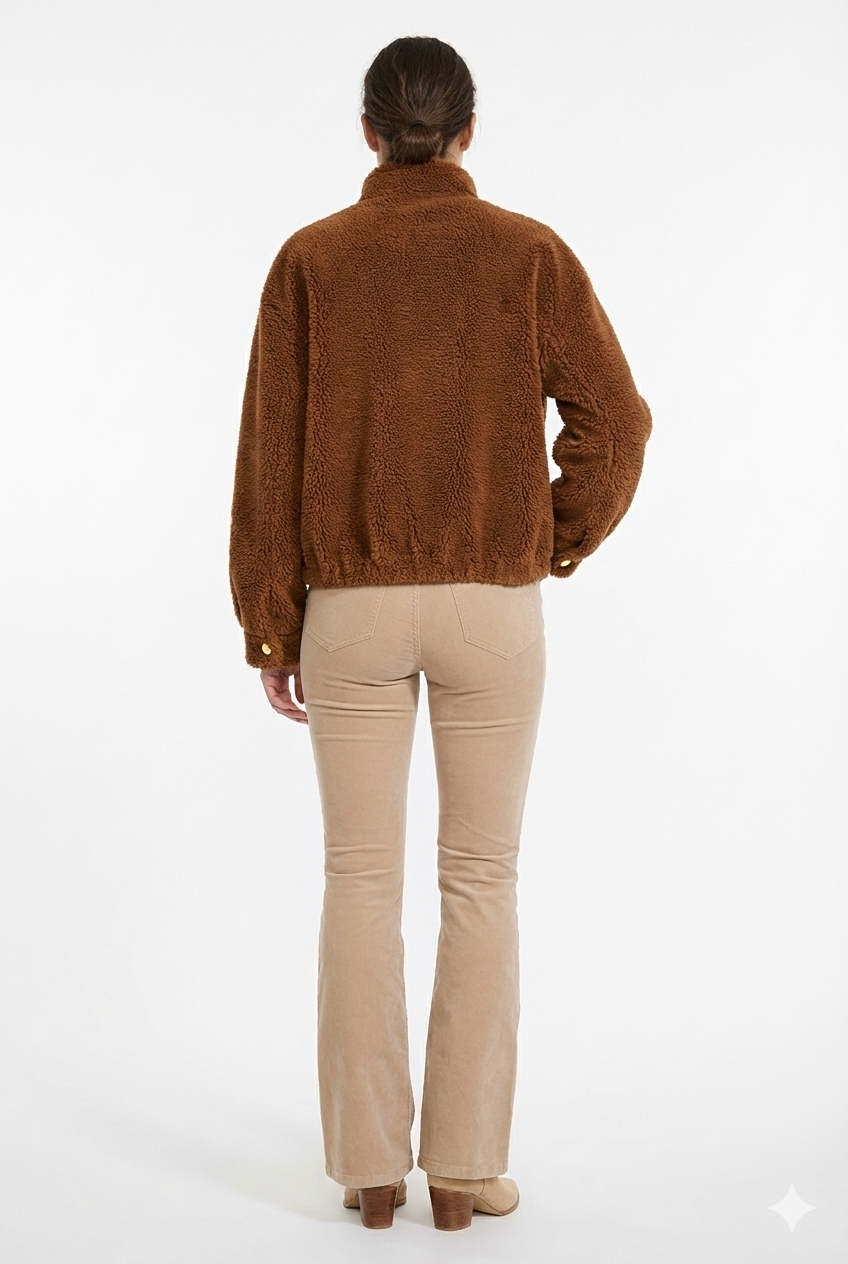 Emme Marella Bomber reversibile Donna Vicenza Cognac