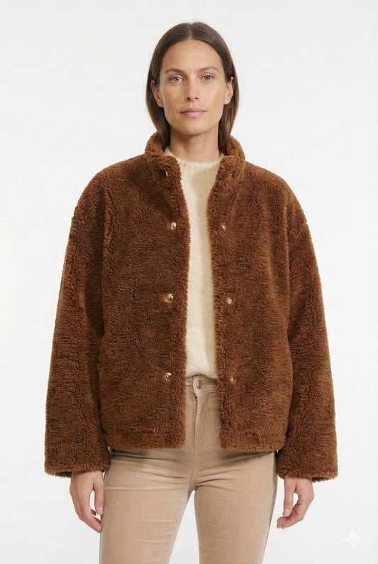 Emme Marella Bomber reversibile Donna Vicenza Cognac