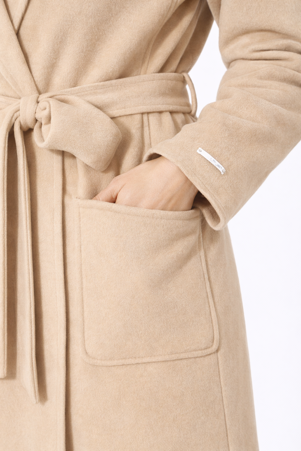 Emme Marella Cappotto Donna Oblato Cammello